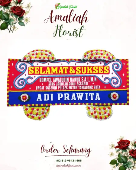 Papan Bunga Ucapan Selamat Punten